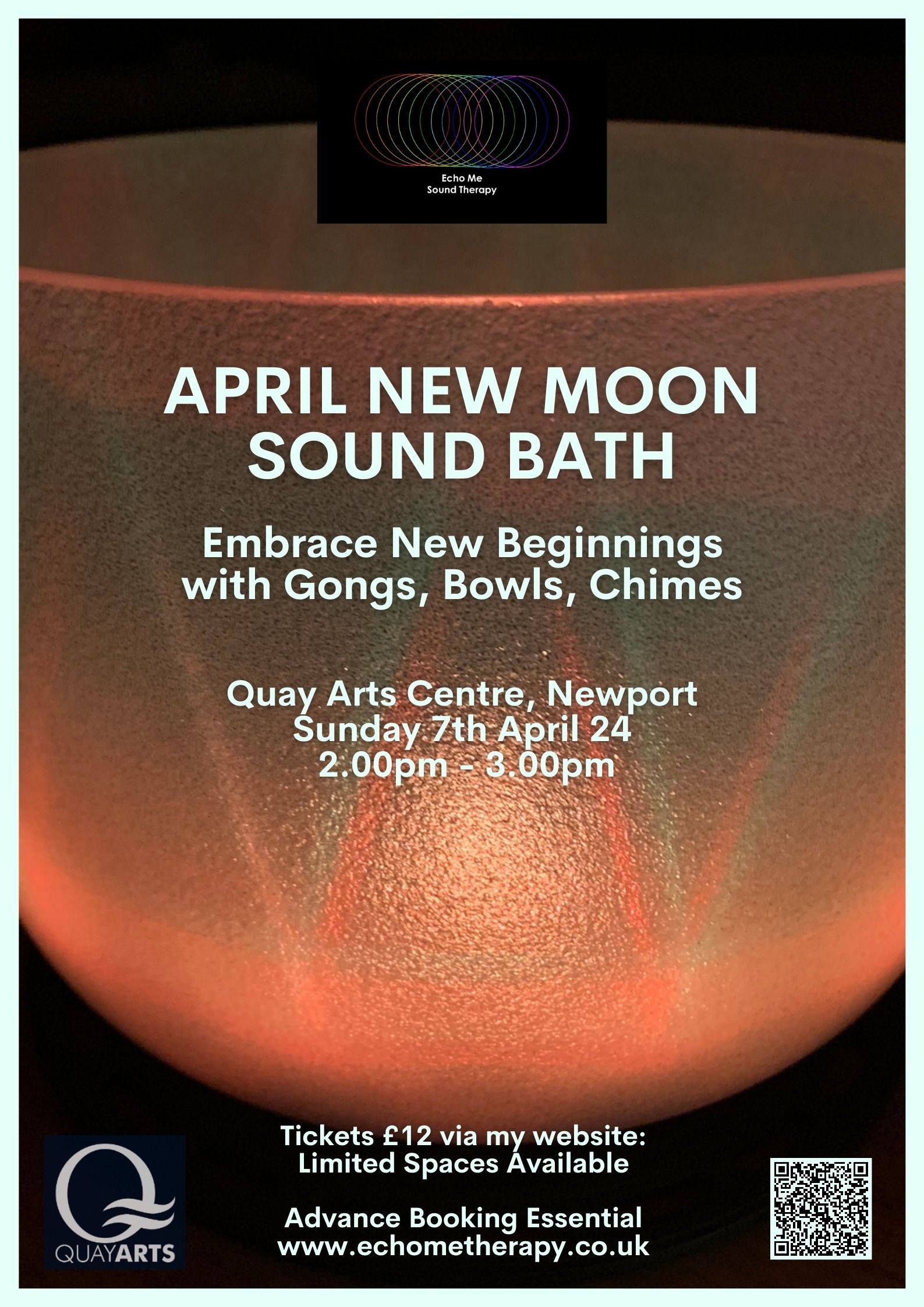ISLE OF WIGHT - April New Moon Gong & Sound Bath, Isle of Wight - Quay Arts Cent