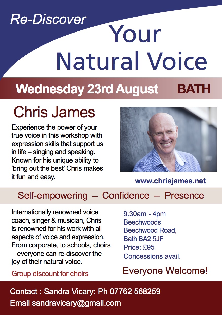 BATH - Re-Discover Your Natural Voice with Chris James