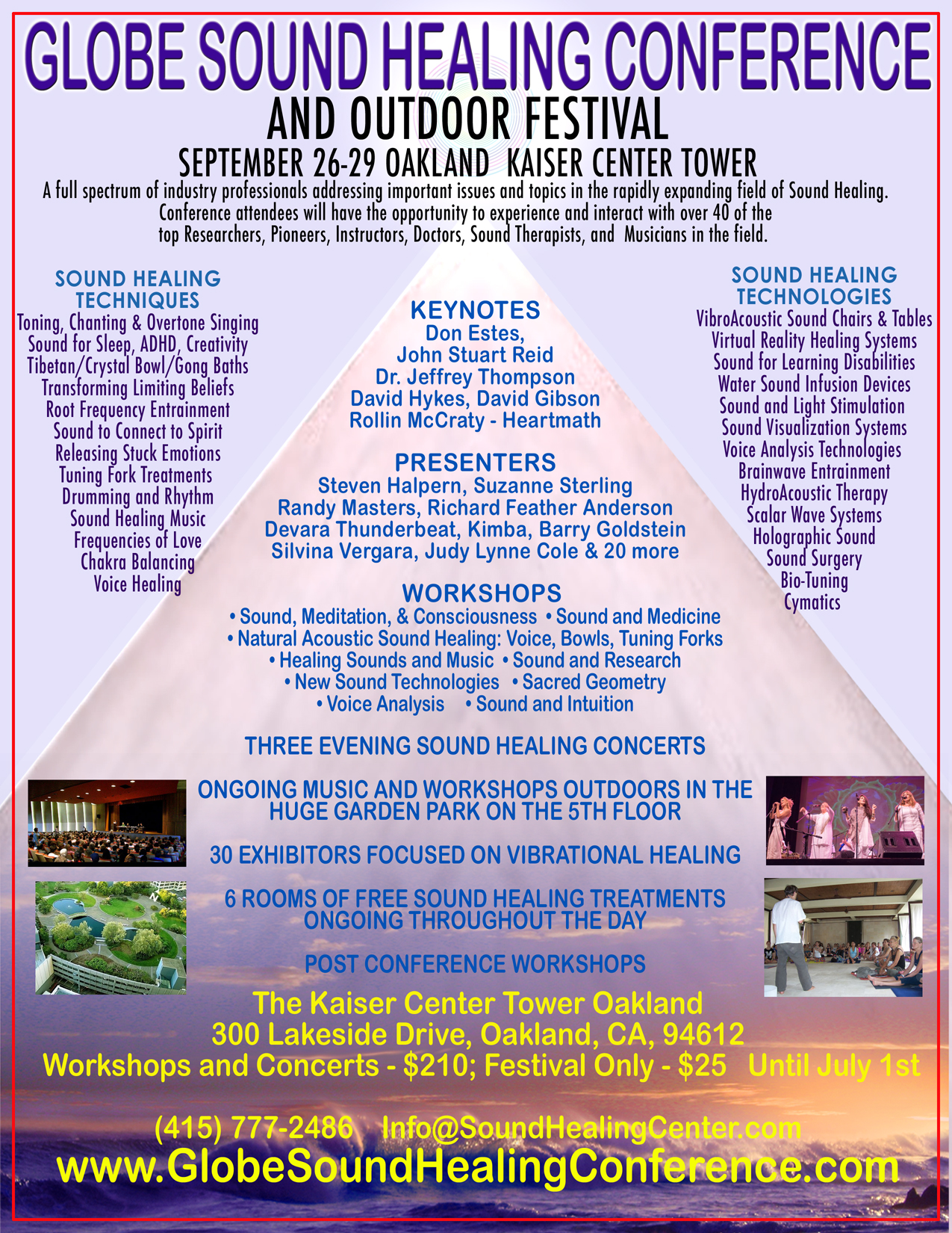 CALIFORNIA - Globe Sound Healing Conference and Festival
