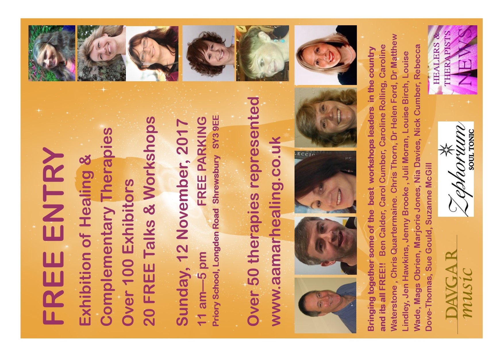 SHREWSBURY - Exhibition of Healing & Complementary Therapies