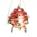 Brass & Copper Hanging Incense Burner - Medium