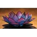 Lotus Tea Light Holder - Pink Turquoise
