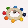 Rainbow Pearls Bell Touch Ring