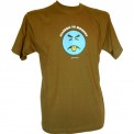 Adults T Shirt - Allergic to Morons - Dark Green