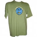 Adults T Shirt - Allergic to Morons - Green