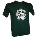 Adults T Shirt - Animal Clock - Dark Green