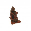 Small Red Brown Resin Samantabhadra Yab Yum