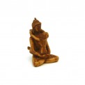 Small Mustard Brown Resin Samantabhadra Yab Yum