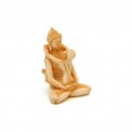 Small Ivory Brown Resin Samantabhadra Yab Yum