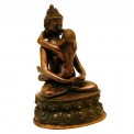 Large Brass Samantabhadra Yab Yum