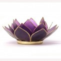 Lotus Tea Light Holder - Tanzanite