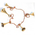 Bell String - 5 Graduated Trumpet Bells