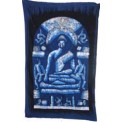 Batik Wall Hanging - Buddha - Small - Blue