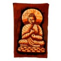 Batik Wall Hanging - Buddha - Small - Brown