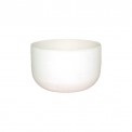 Frosted Crystal Bowl - 11 Inch - Heart - Thymus Chakra