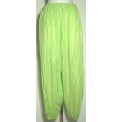 Lime Green Stripey Cotton Harem Pants