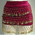 Maroon Hip Scarf