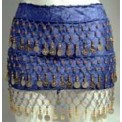 Deep Sky Blue Hip Scarf