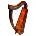 19 String Rosewood Celtic Harp