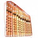 Set of Bamboo Flutes - End Blown