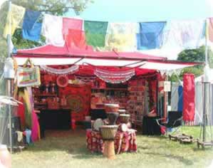 The Sound Travels stall at Bill Harrison's Healing Weekend The Sound Travels stall at Bill Harrison's Healing Weekend