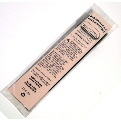 Botanical Creations Incense - White Sage