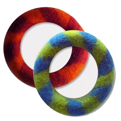 Singing Bowl Felt Rings
