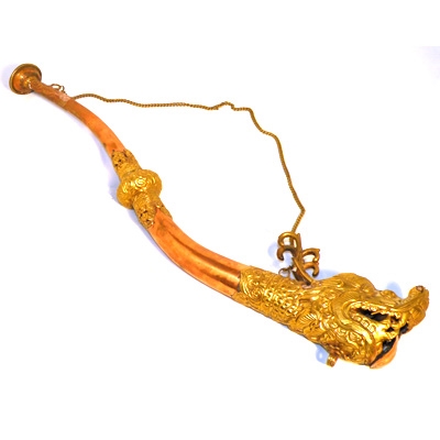 Tibetan Dragon Horn