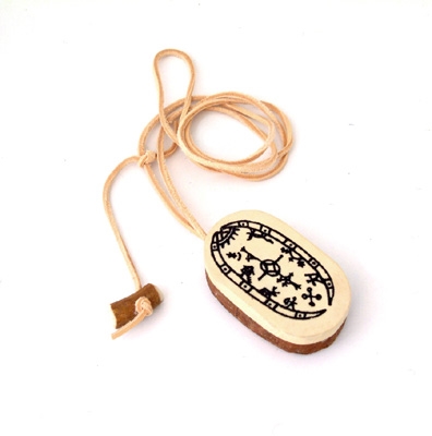 Sami Shamanic Drum - Pendant