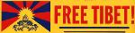 Bumper Sticker - Free Tibet