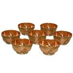 Set of 7 Copper Offering Bowls