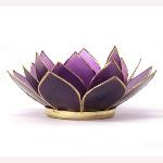 Lotus Tea Light Holder - Tanzanite