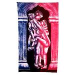 Tantric Batik - Design B - Blue/Pink