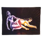 Tantric Batik - Design C - Blue/Yellow
