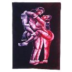 Tantric Batik - Design E - Blue/Pink