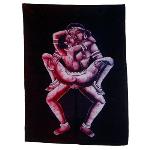 Tantric Batik - Design G - Blue/Pink