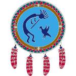 Window Transparency - Native Visions - Kokopelli