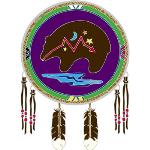 Window Transparency - Native Visions - Medicine Bear