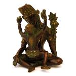 Copper & Brass Indra with Consort
