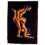Tantric Batik - Design D - Brown/Yellow
