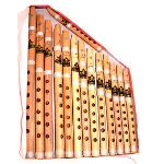 Set of Bamboo Flutes - End Blown