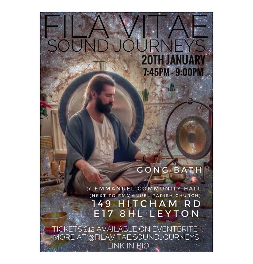 LONDON - Gong Bath in Leyton by FILA VITAE SOUND journeys