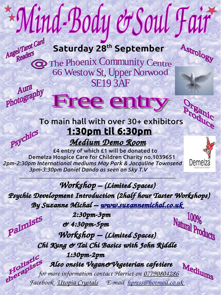 LONDON - Utopia Crystals Mind Body Soul Fair