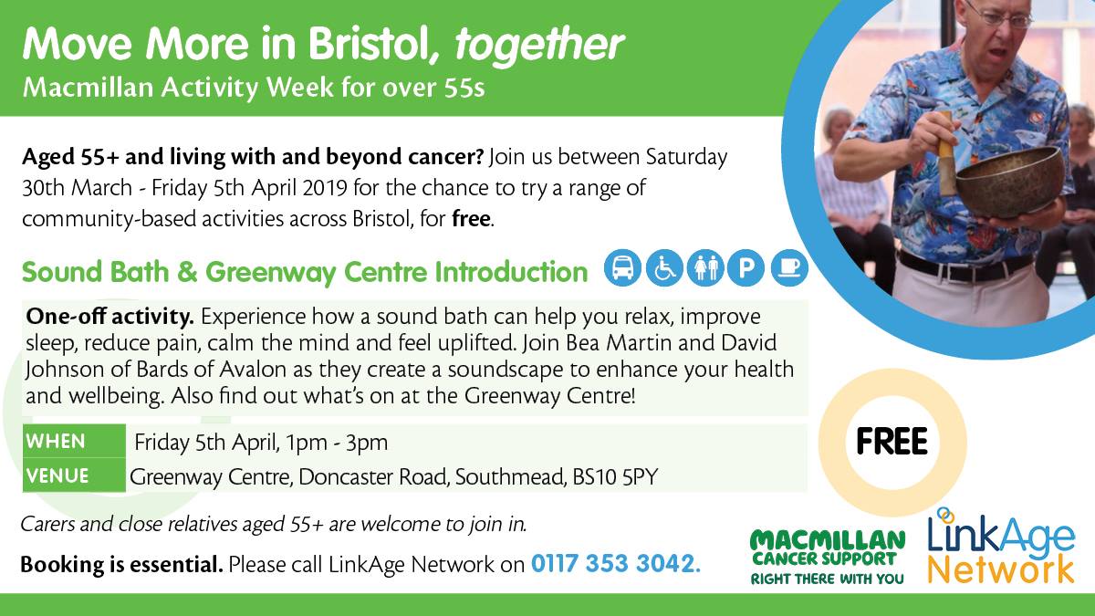 BRISTOL - Macmillan Activity Week, Sound Bath 
