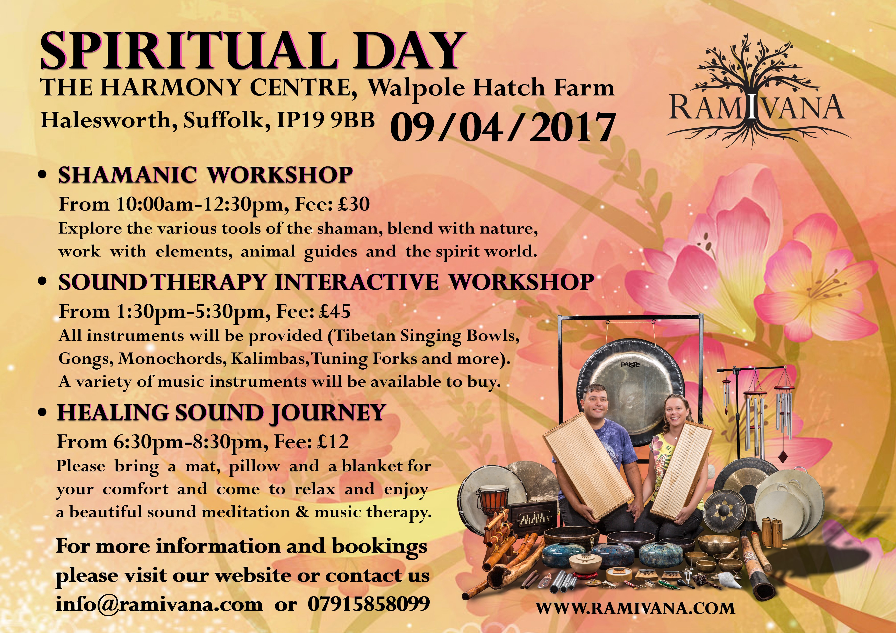 SUFFOLK - SPIRITUAL DAY SHAMANIC  WORKSHOP