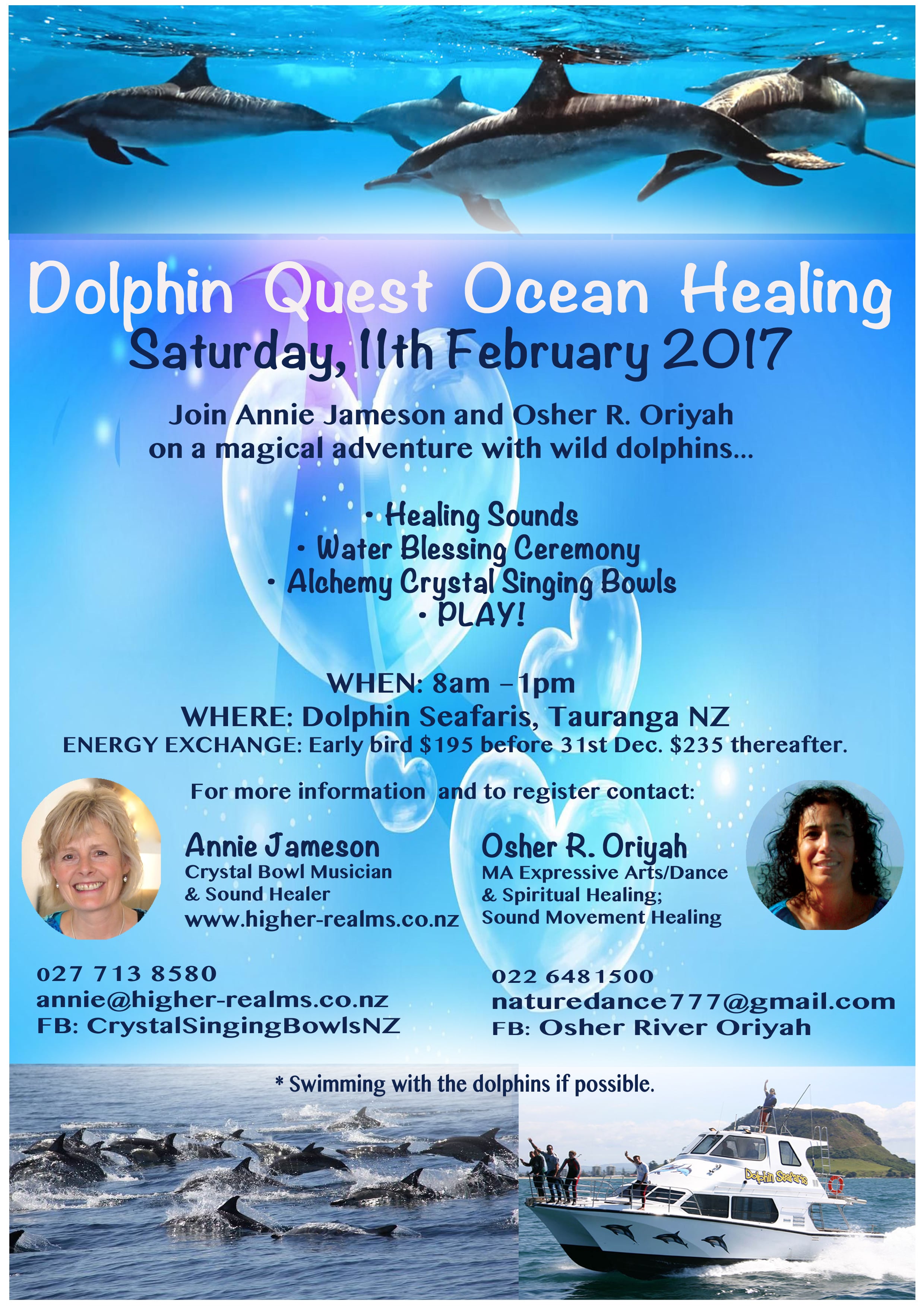 TAURANGA - DOLPHIN QUEST - OCEAN HEALING