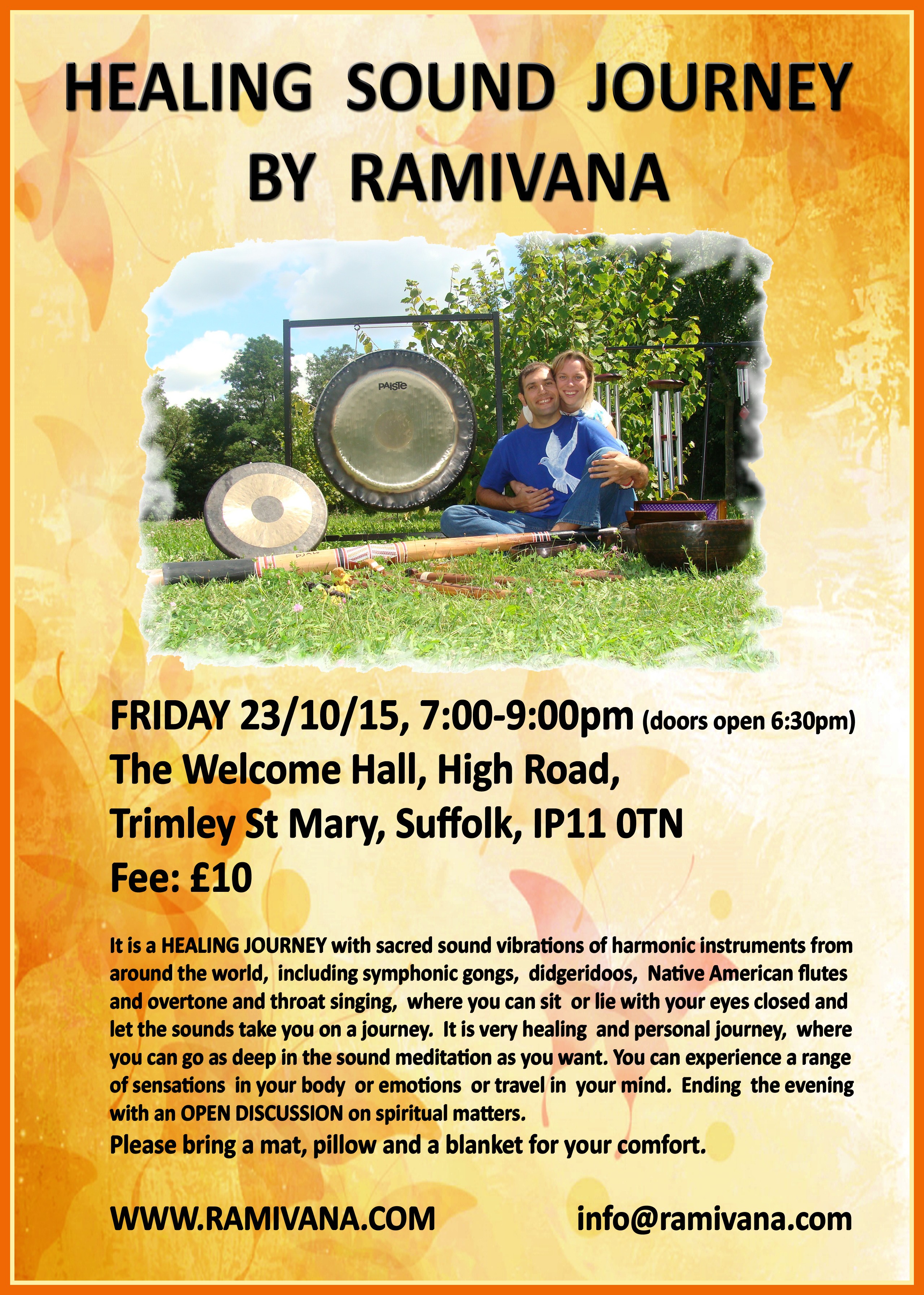 TRIMLEY ST MARY, SUFFOLK - HEALING SOUND JOURNEY