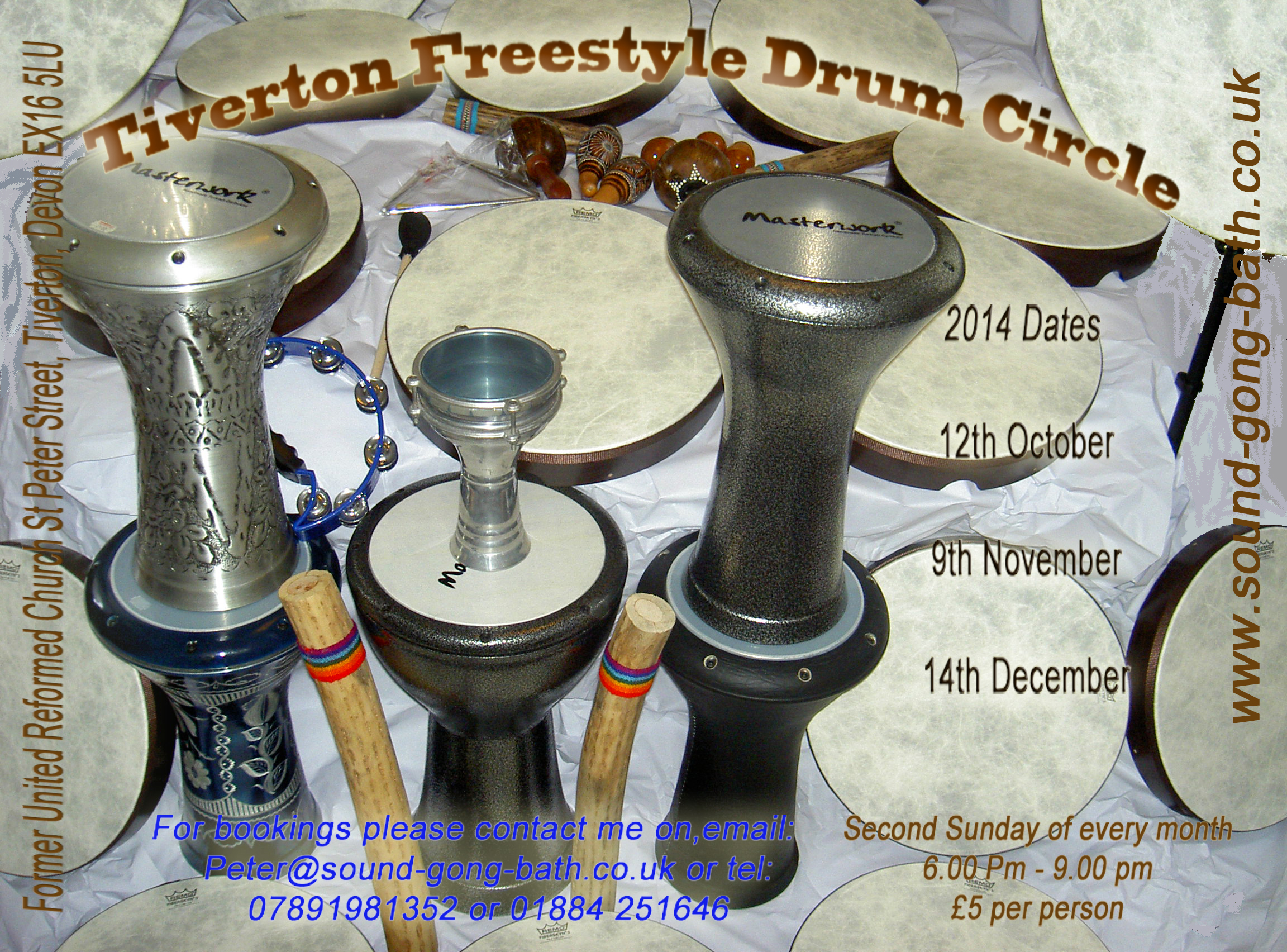 TIVERTON, DEVON - TIVERTON FREESTYLE DRUM CIRCLE