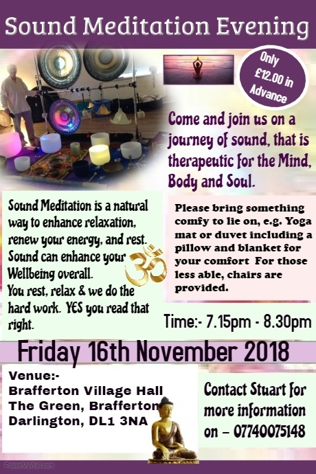 DARLINGTON  - Sound Meditation Evening 