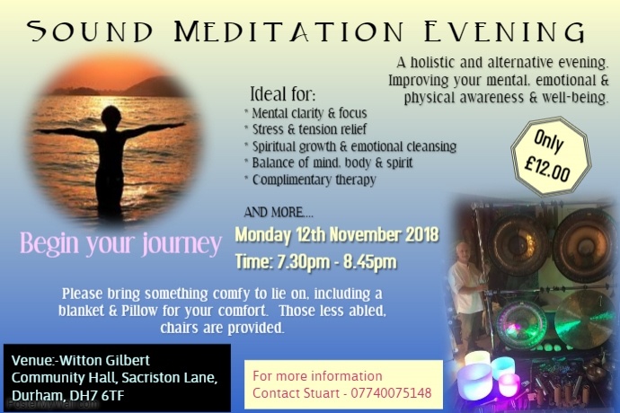 DURHAM  - Sound Meditation Evening 